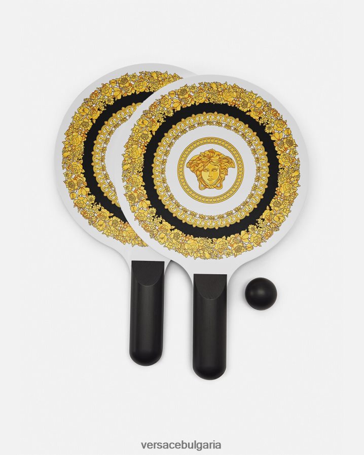 Жени Versace комплект плажни ракети Crete de Fleur N0824Z1204 черен бельо и плажно облекло