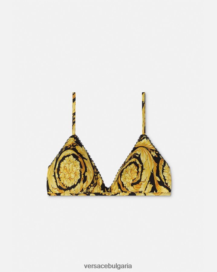 Жени Versace копринена бралетка с бароко принт N0824Z1070 печат бельо и плажно облекло