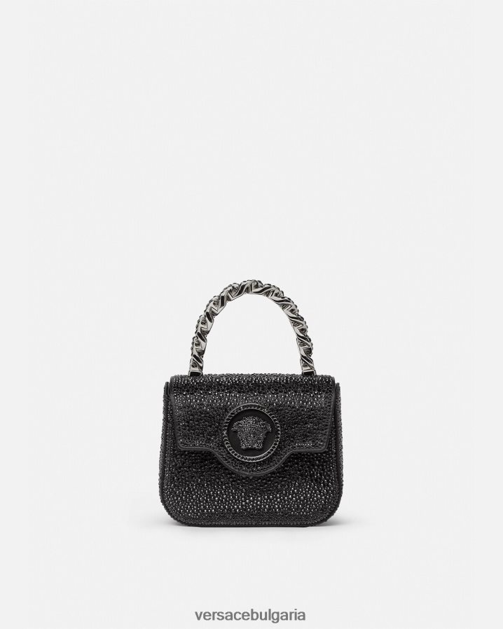 Жени Versace мини чанта crystal la medusa N0824Z313 черен чанти