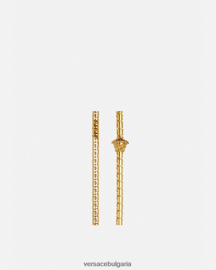 Жени Versace гръцки асиметрични обеци N0824Z750 злато аксесоари