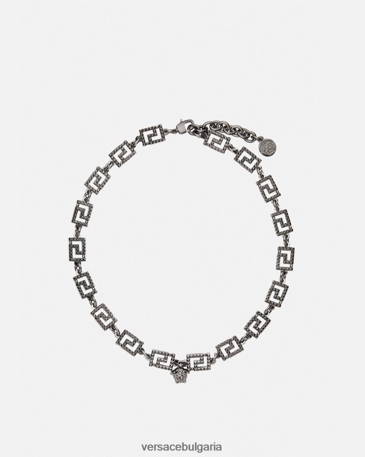 Жени Versace гръцко колие с шипове N0824Z764 сребро аксесоари