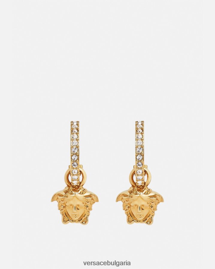 Жени Versace кристални обеци la medusa N0824Z788 злато аксесоари