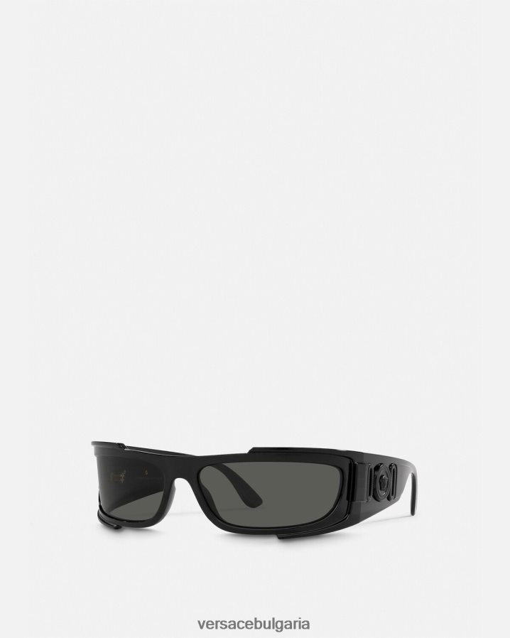 Жени Versace medusa biggie shields слънчеви очила N0824Z611 черен аксесоари