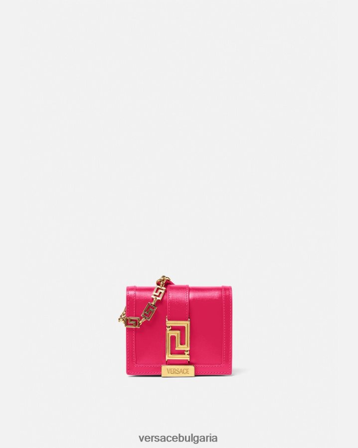 Жени Versace верижен портфейл гръцка богиня N0824Z564 розово аксесоари