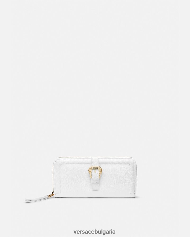 Жени Versace континентален портфейл couture1 N0824Z2319 бяло аксесоари