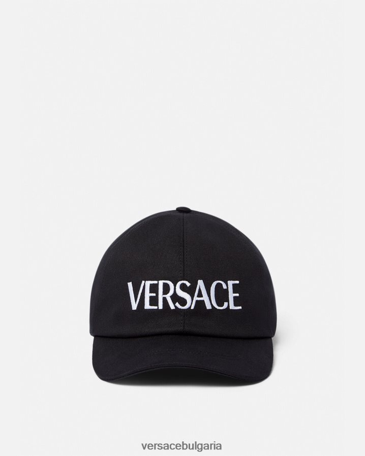 Жени Versace капачка с бродирано лого N0824Z879 черен аксесоари