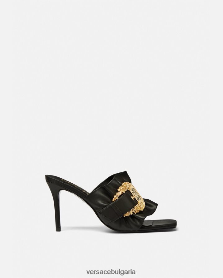 Жени Versace emily барокови мулета с катарама N0824Z2284 черен обувка