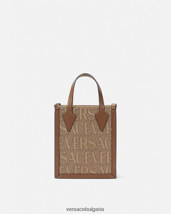 мъже Versace цяла чанта през рамо N0824Z1498 кафяво чанти