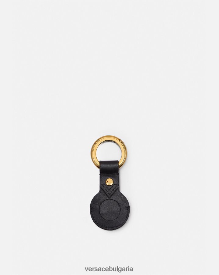 мъже Versace ключодържател medusa airtag N0824Z1664 черен аксесоари