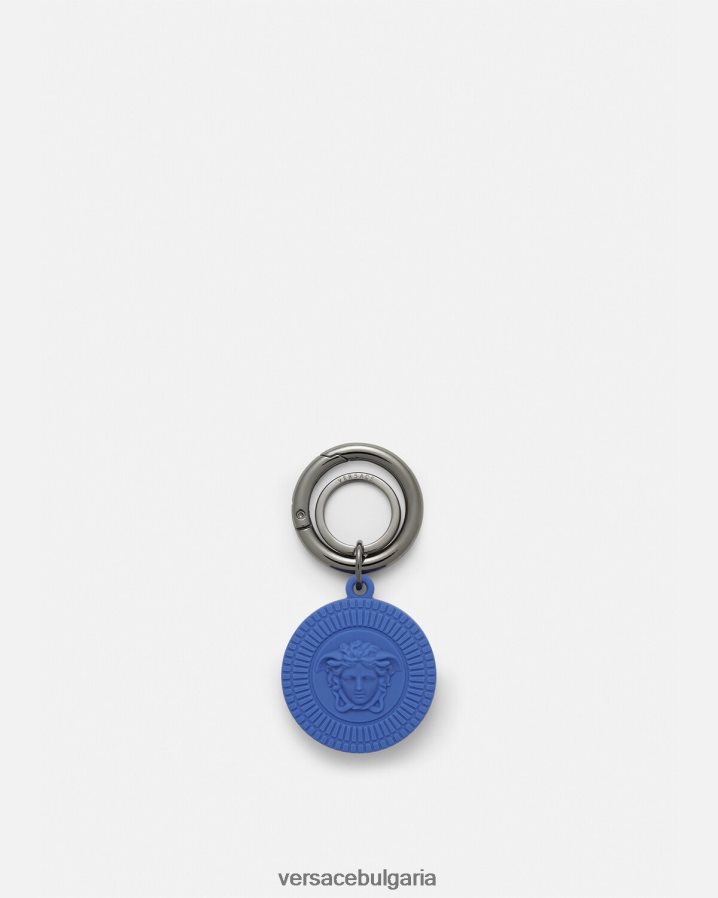 мъже Versace medusa biggie air tag ключодържател N0824Z1654 син аксесоари